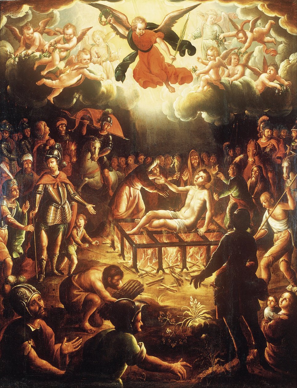 Il Martirio di San Lorenzo da Hipólito de Rioja
