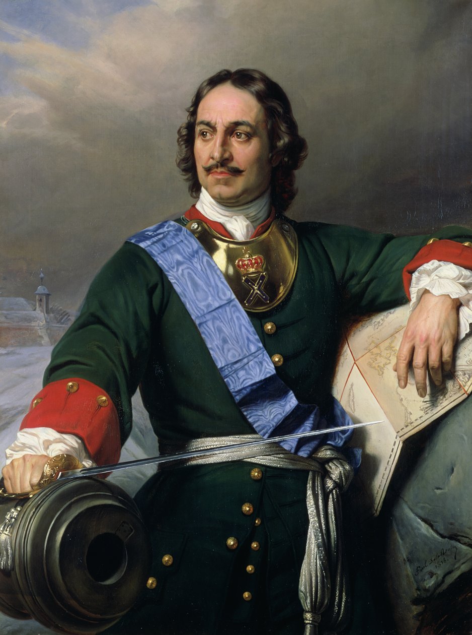 Pietro I il Grande, 1838 da Hippolyte Delaroche