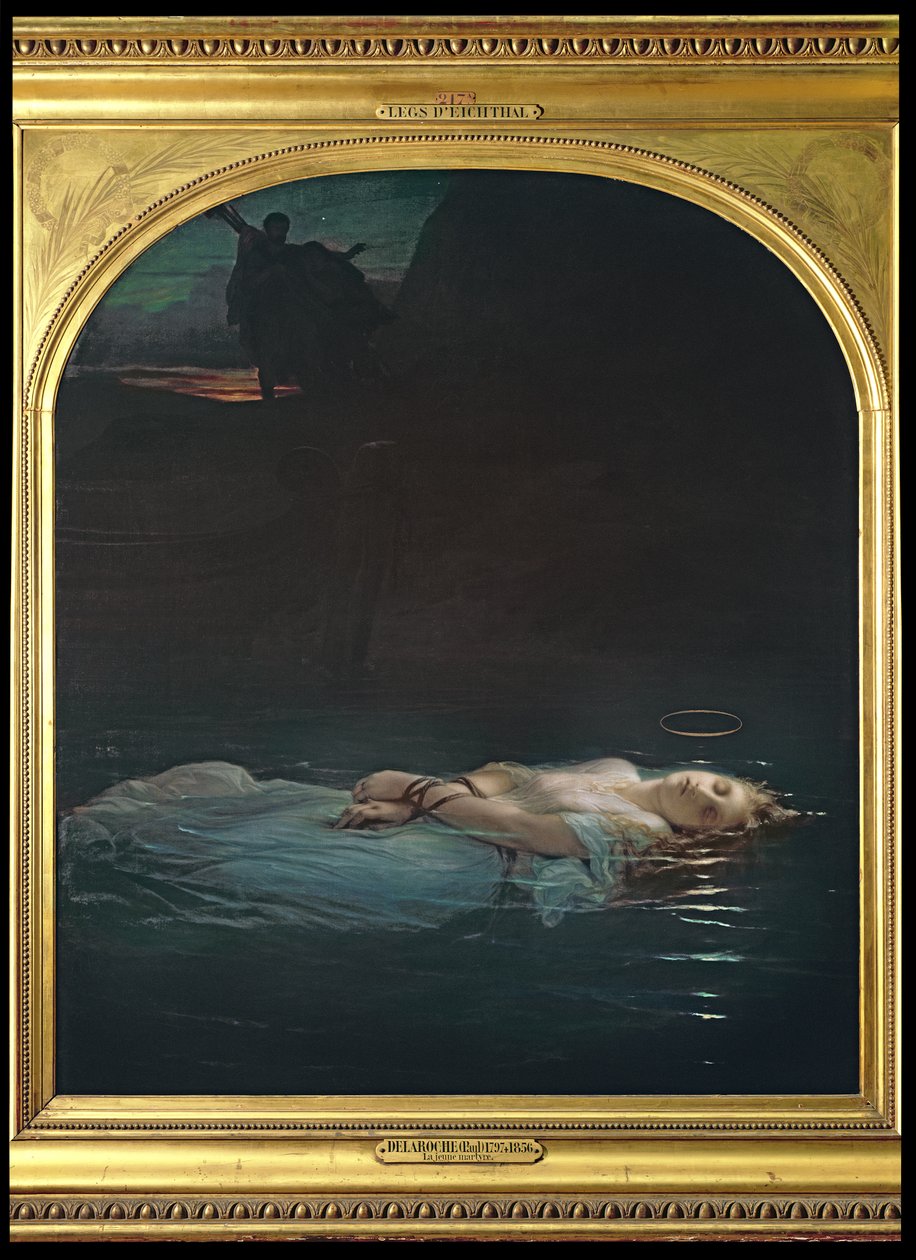 La giovane martire, 1855 da Hippolyte Delaroche