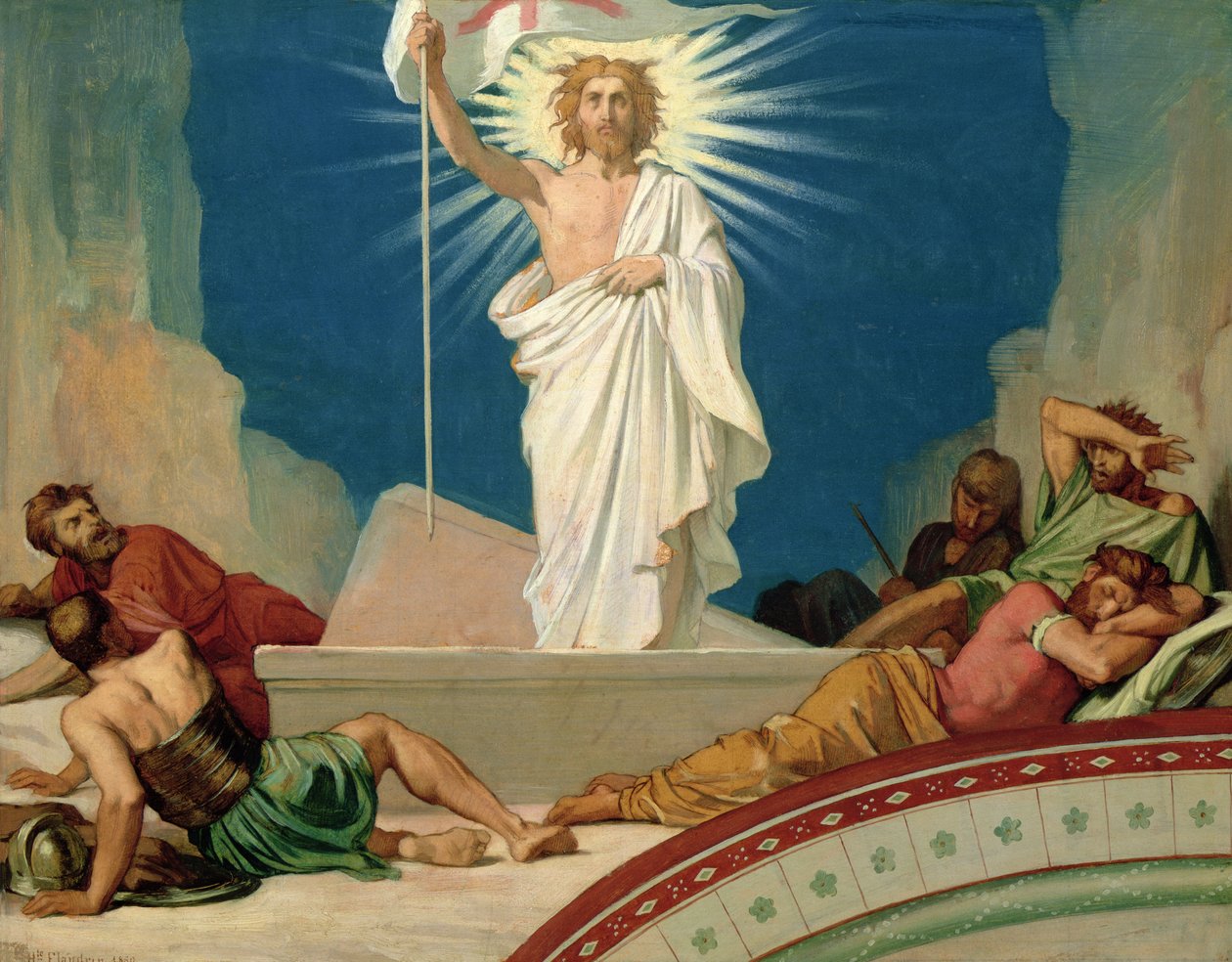 Studio per la Resurrezione di Cristo, 1860 da Hippolyte Flandrin