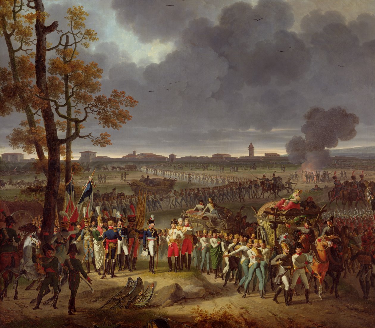 Il secondo assedio di Mantova il 2 febbraio 1797 da Hippolyte Lecomte