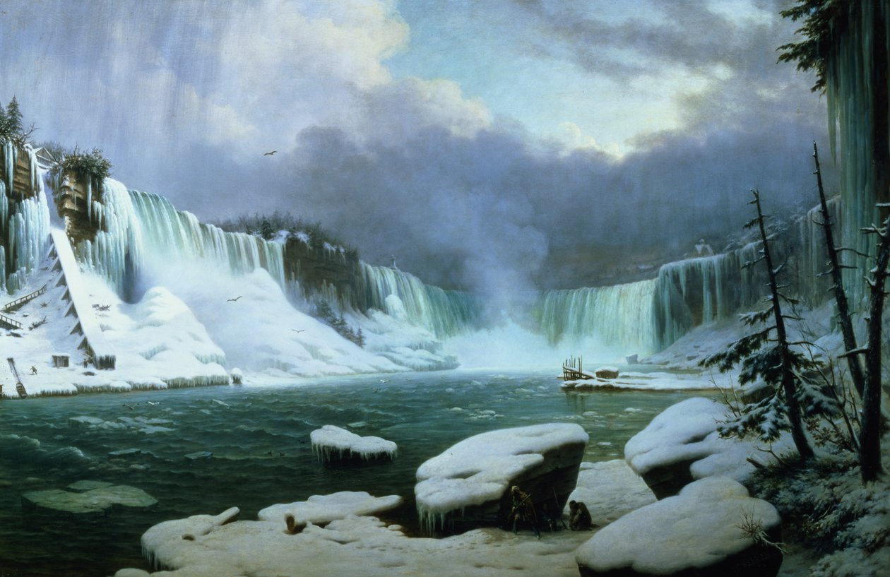 Cascate del Niagara da Hippolyte Victor Valentin Sebron