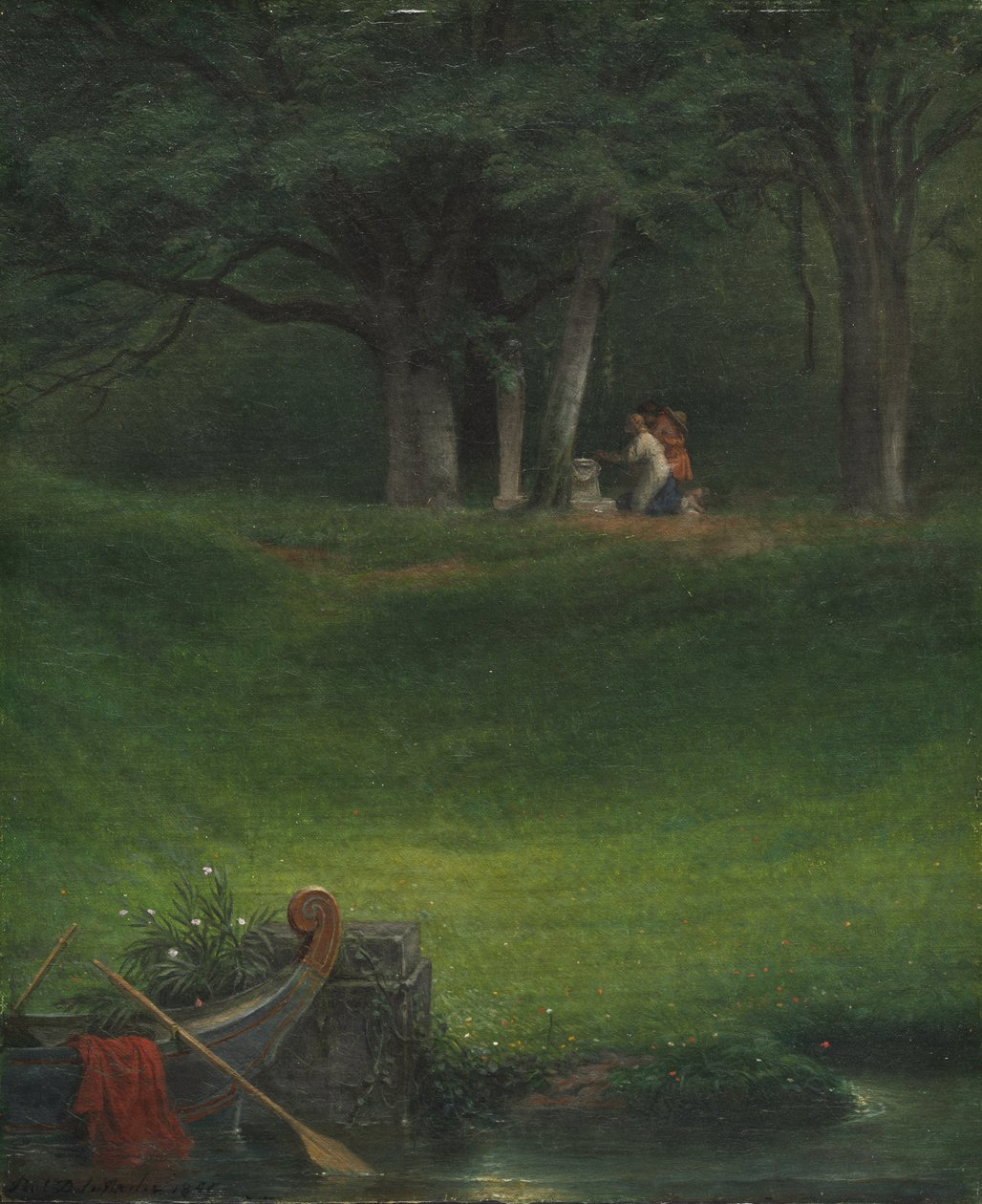 Offerta al dio Pan da Hippolyte (1797 1856) Delaroche