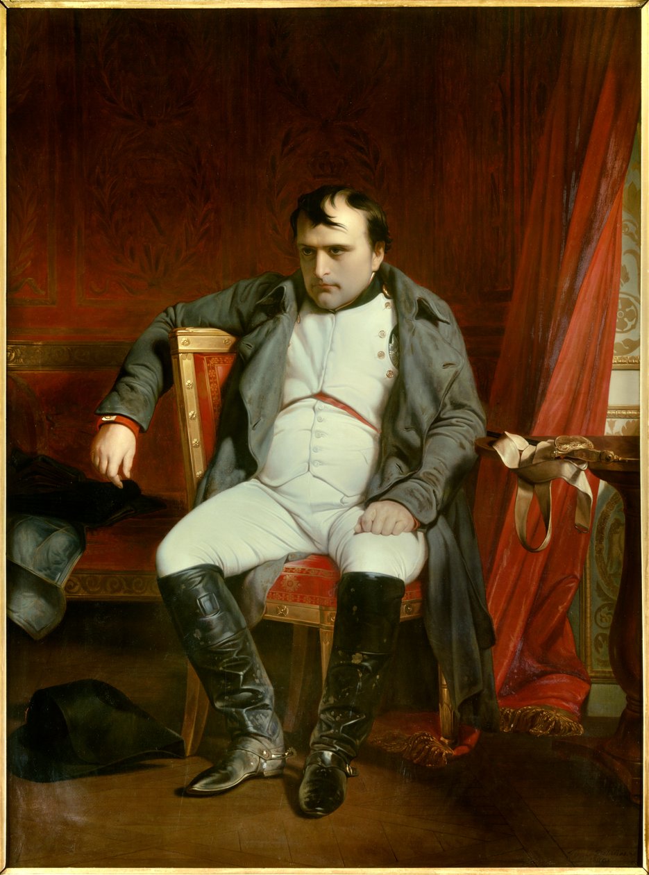 Ritratto di Napoleone I a Fontainebleau il 31/03/1814 da Paul Delaroche