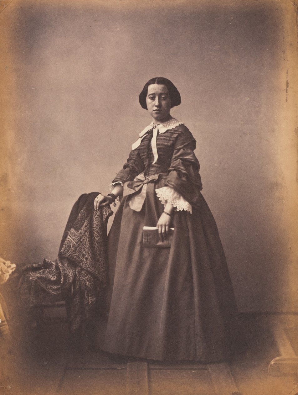 Georgina, morte à 20 ans (Georgina, morta a 20 anni), c. 1852 (foto) da Hippolyte Bayard
