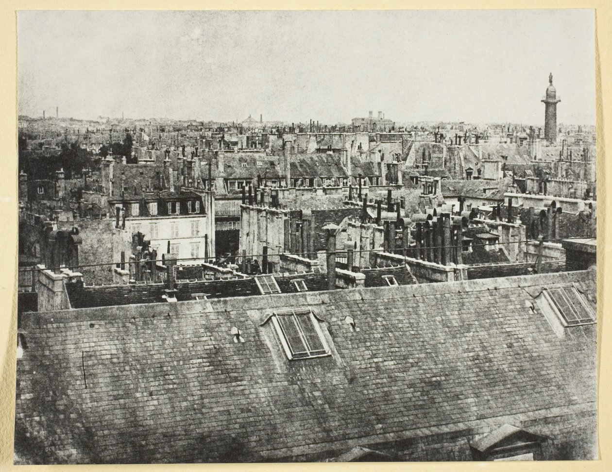 I tetti di Parigi (Vista dalla rue Castiglione?) da Hippolyte Bayard