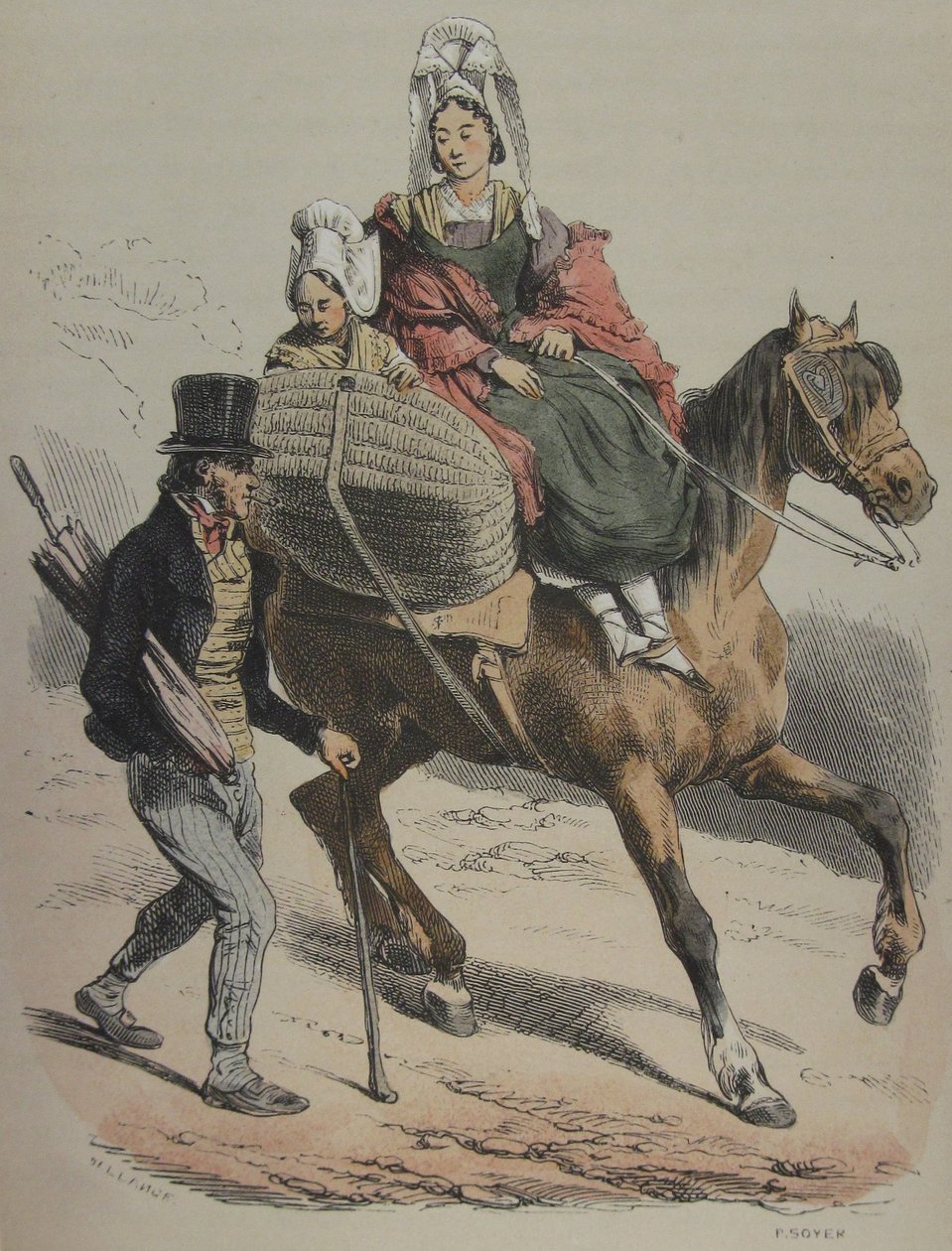 Normandia Illustrazione di Jules Janin 161 da Hippolyte Bellange