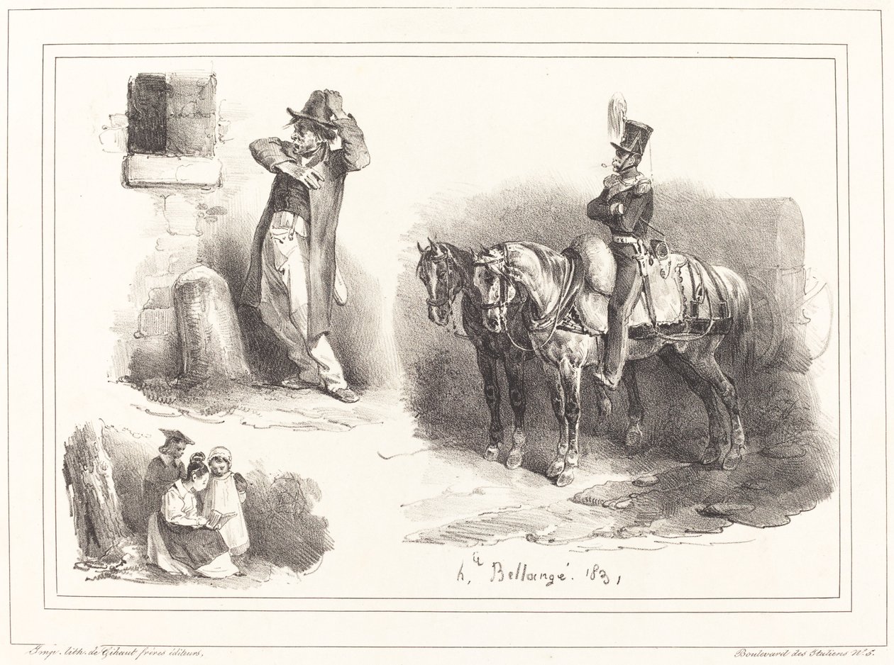 Tre Vignette da Hippolyte Bellange