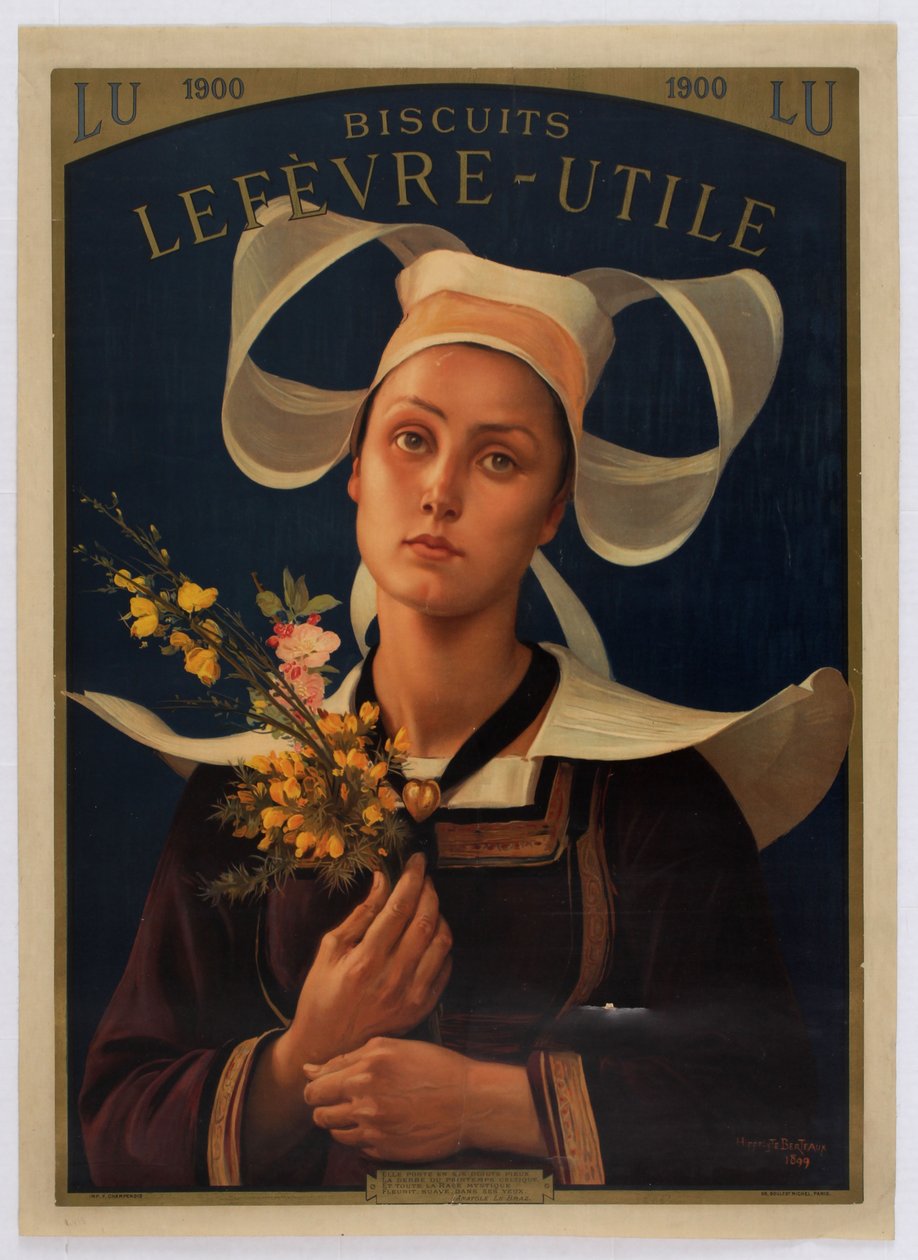 Biscotti Lefevre-Utile, 1900 da Hippolyte Berteaux
