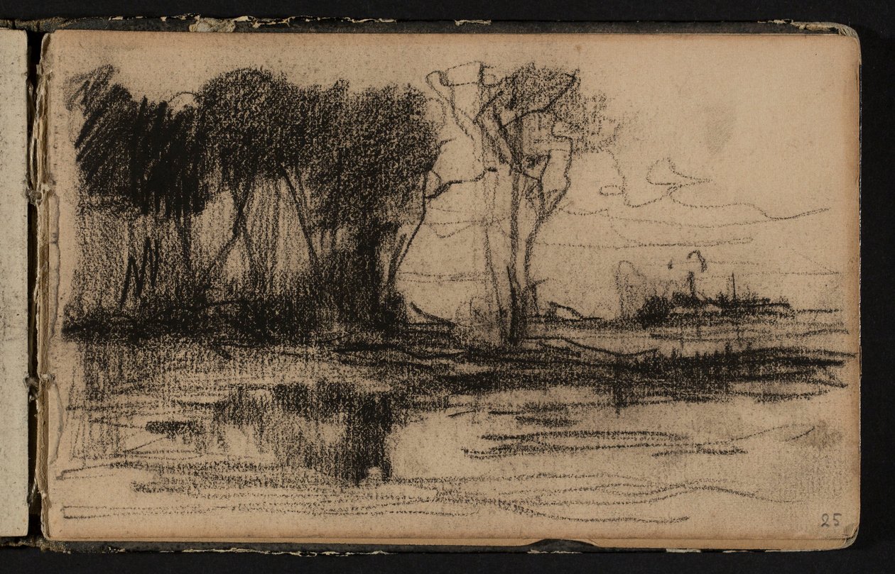 Figura velata (pagina tratta da un album di schizzi) da Hippolyte Boulenger