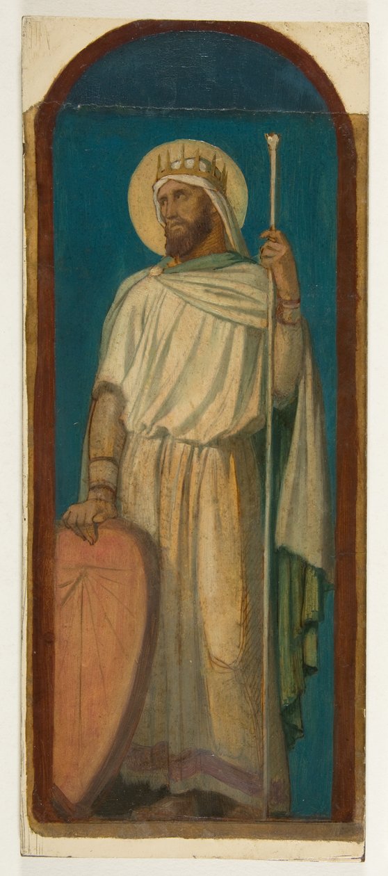 Hiskia, König von Juda da Hippolyte Flandrin