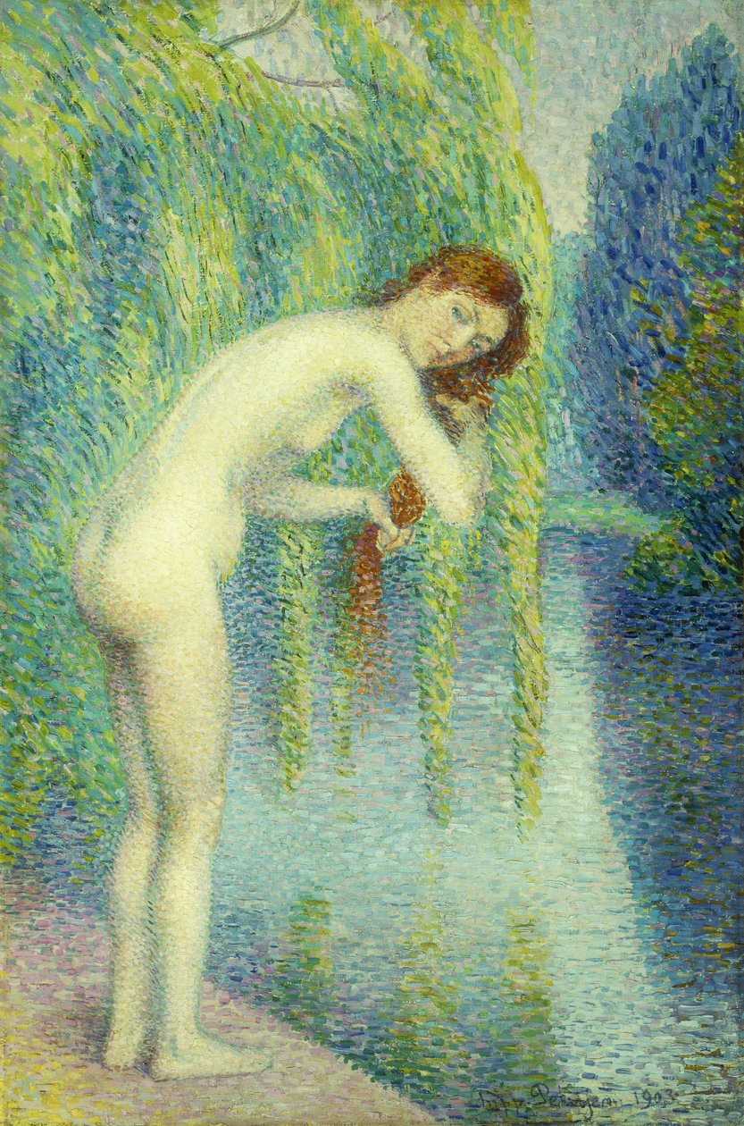 Bagnante che si lava i capelli, 1903 da Hippolyte Petitjean