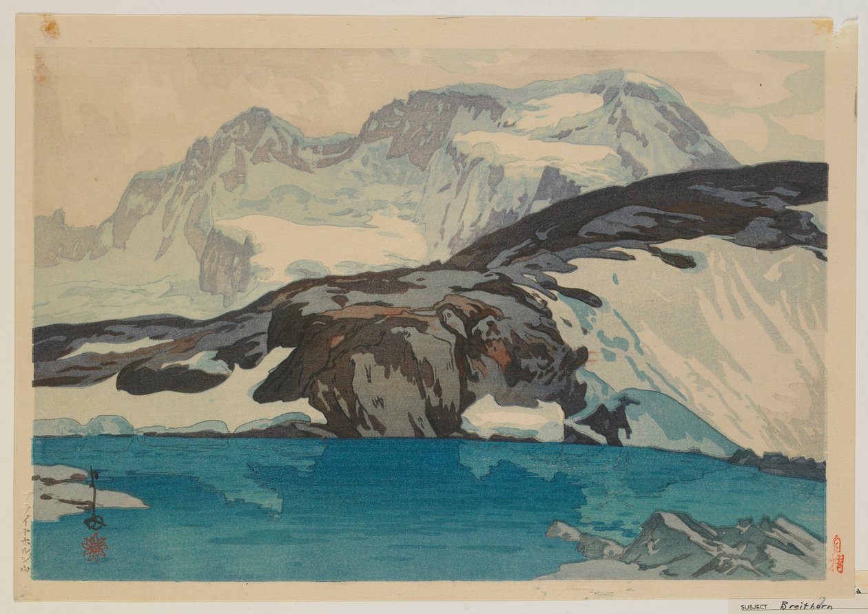 Breithorn, era Taisho da Hiroshi Yoshida