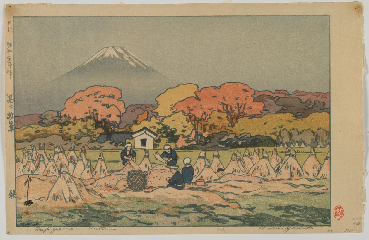 Fujiyama - Autunno, era Showa da Hiroshi Yoshida
