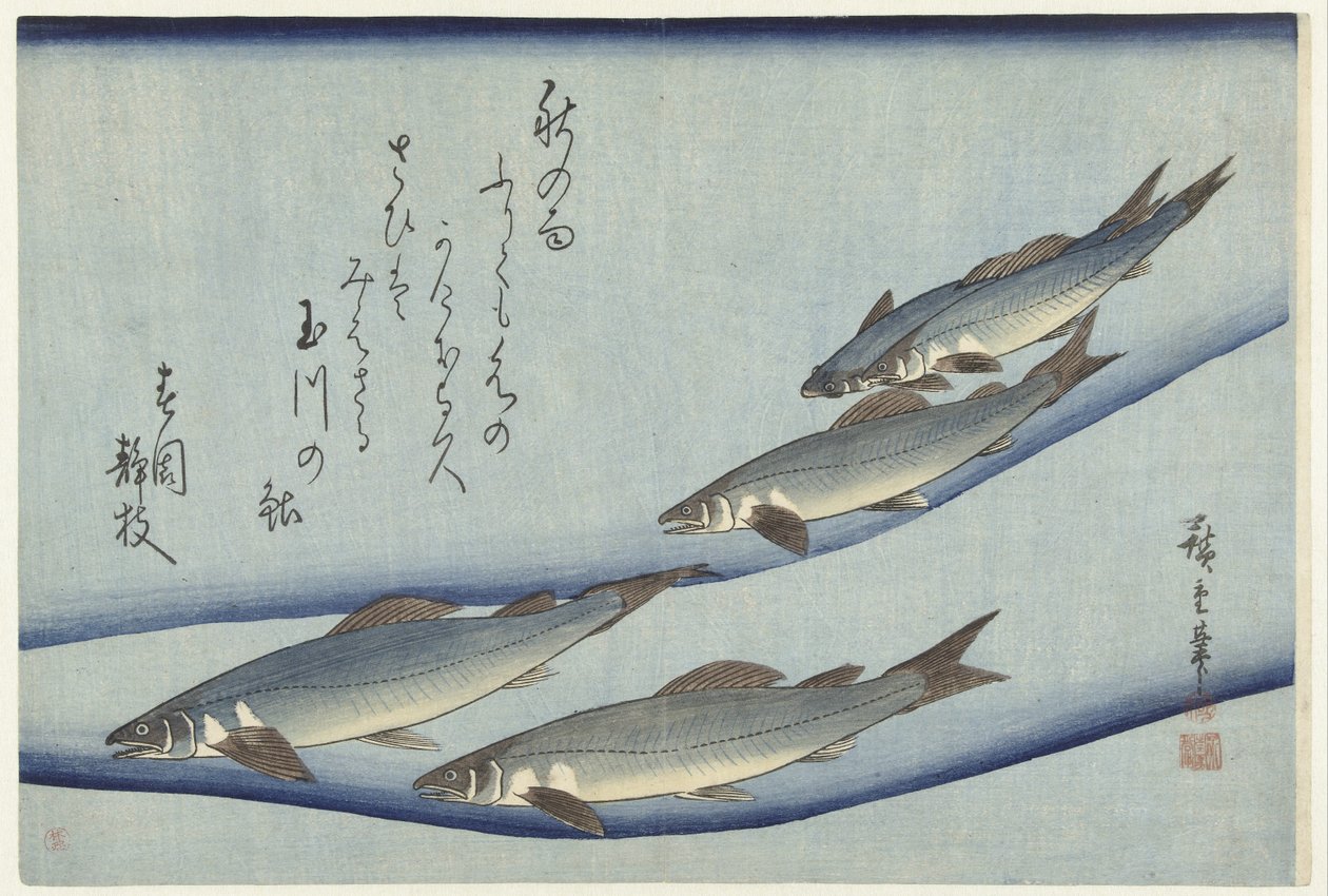 Trota da Hiroshige (I) , Utagawa