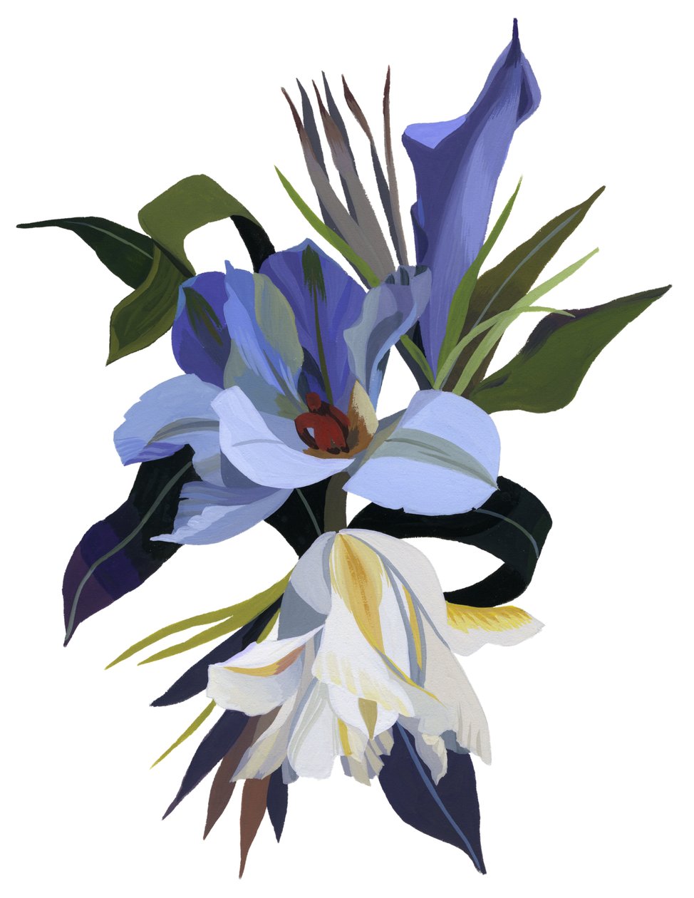 Un fiore immaginario basato sul motivo del tulipano da Hiroyuki Izutsu