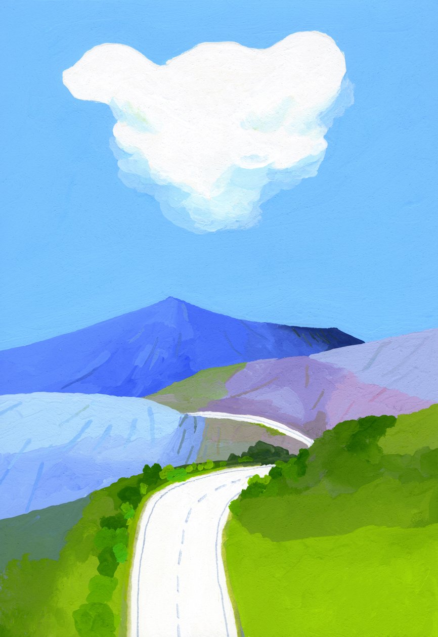 Skyline della montagna da Hiroyuki Izutsu