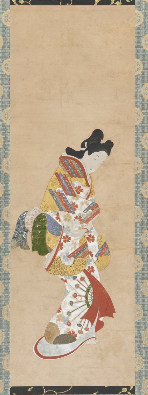 Figura in piedi di una donna da Hishikawa Morofusa