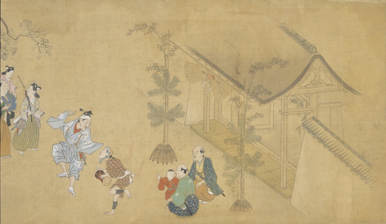 Scene di genere delle quattro stagioni da Hishikawa Moronobu
