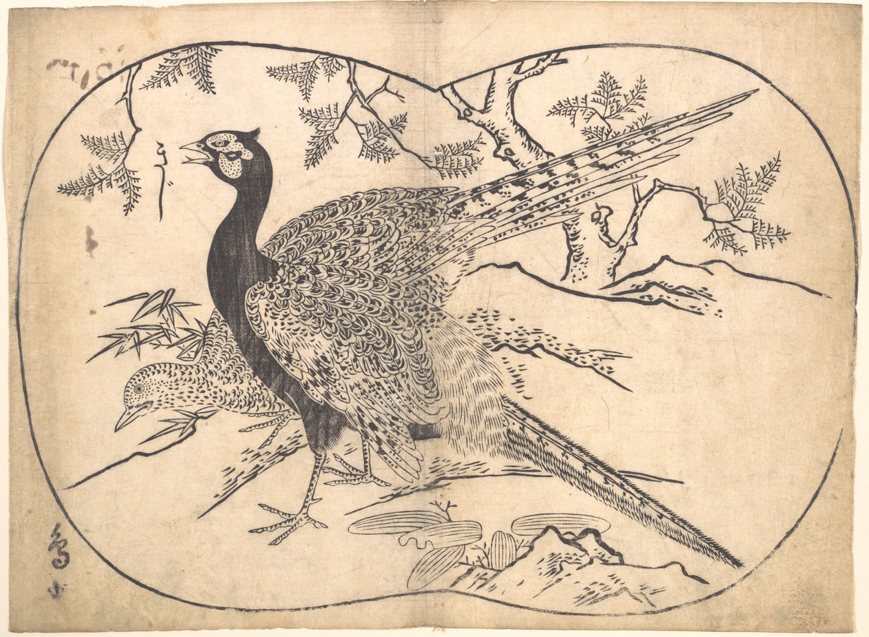 Fagiani da Hishikawa Moronobu