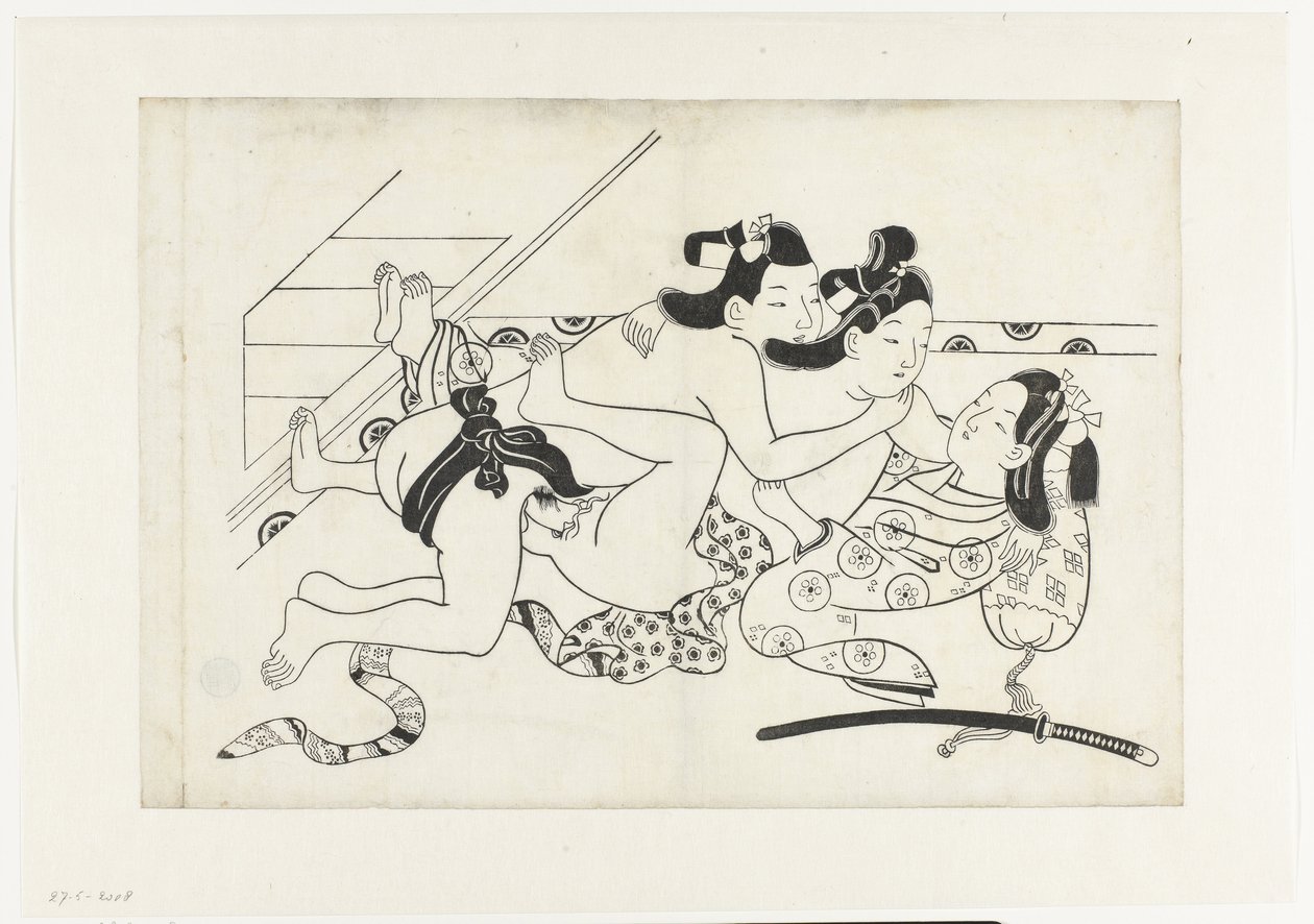 Rappresentazione erotica da Hishikawa Moroshige (attributed to)