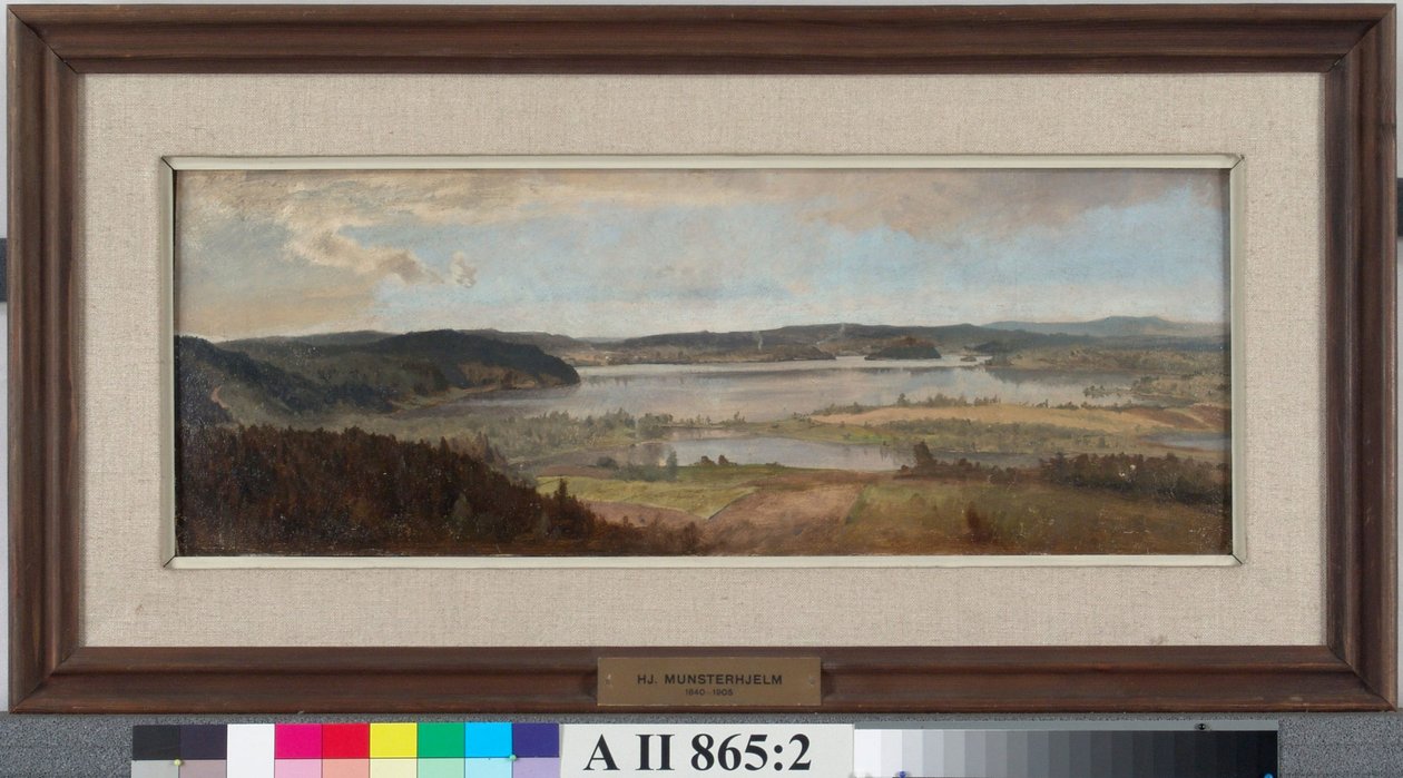 Paesaggio lacustre, studio da Hjalmar Munsterhjelm