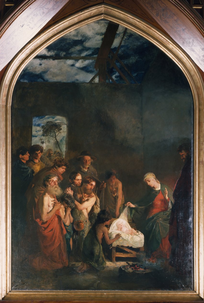 Il culto del pastore da Hjalmer Eilif Emanuel Peterssen