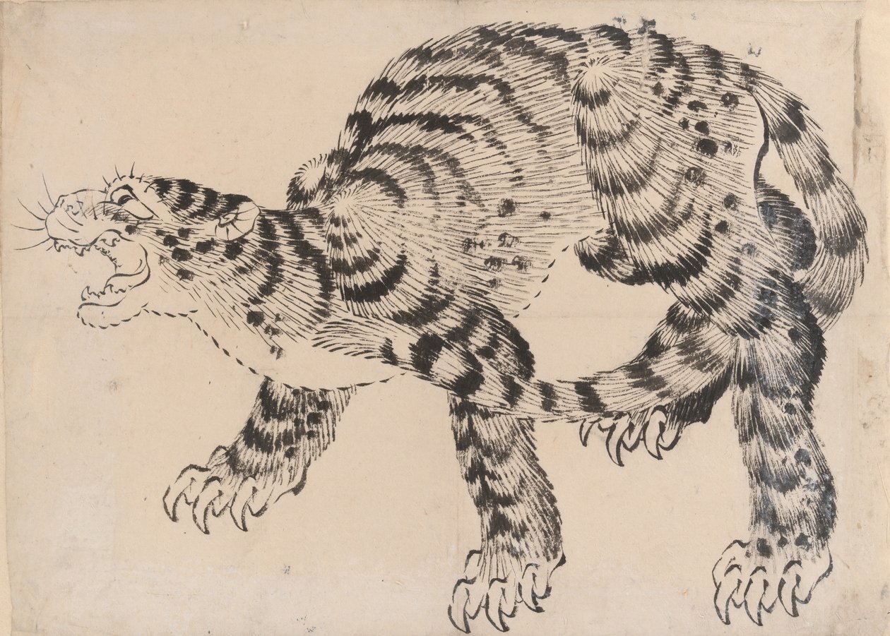 Tigre da Hokusai School.
