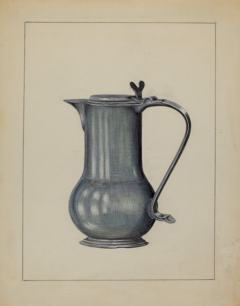 Caffettiera di peltro, 1936 da Holger Hansen