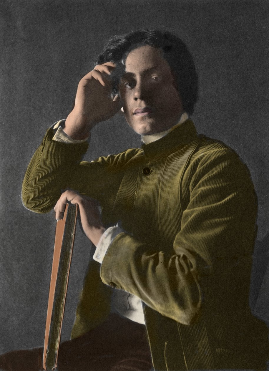 Ritratto di Gibran Khalil Gibran - 1833-1931 - foto di F. Holland Day da Holland Fred Day
