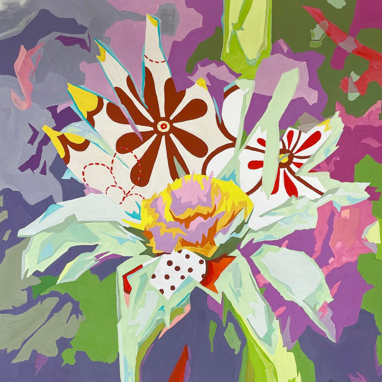 Astratto Floreale #1 da Holly Boruck