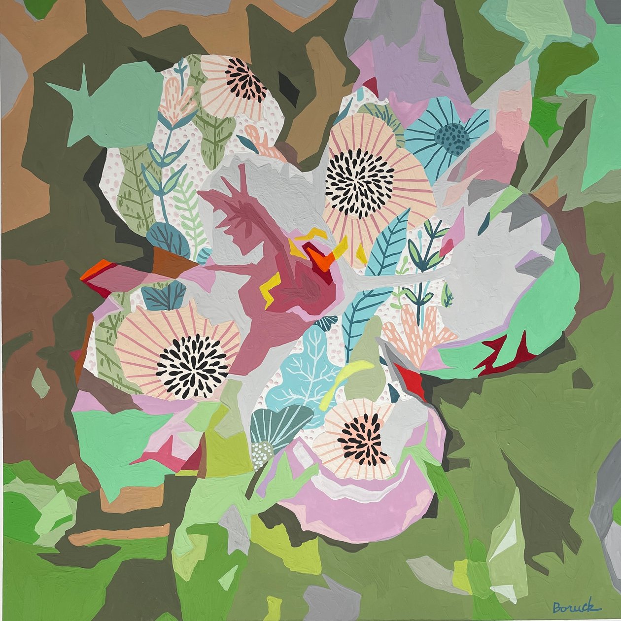 Astratto Floreale #5 da Holly Boruck