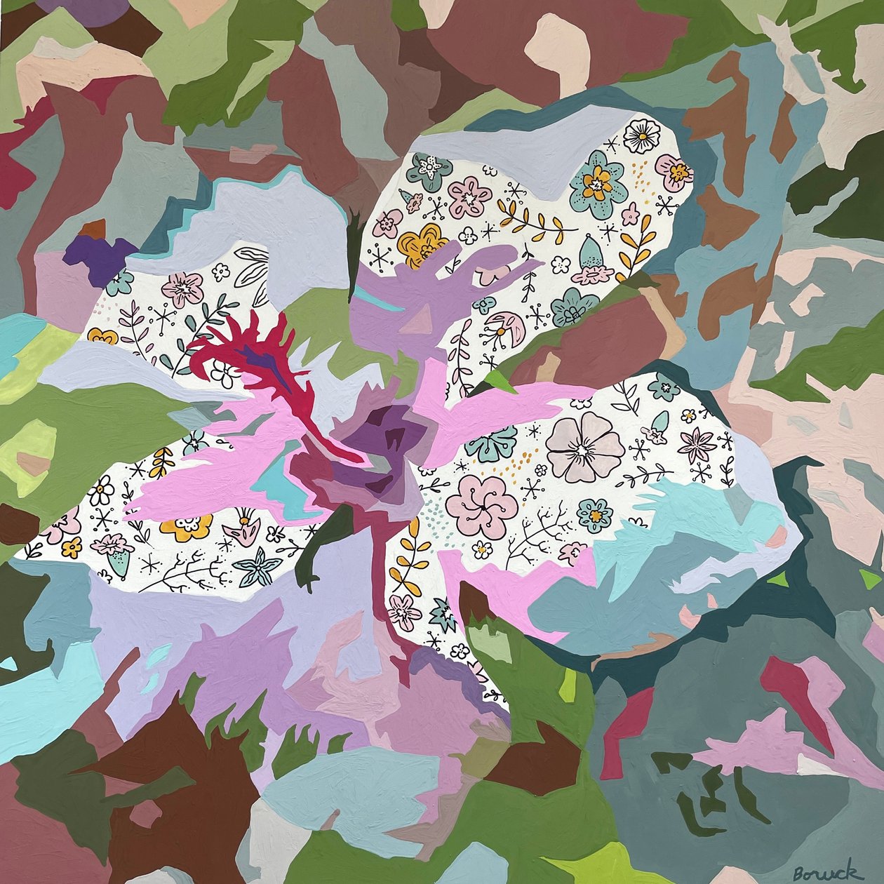 Astratto Floreale #7 da Holly Boruck
