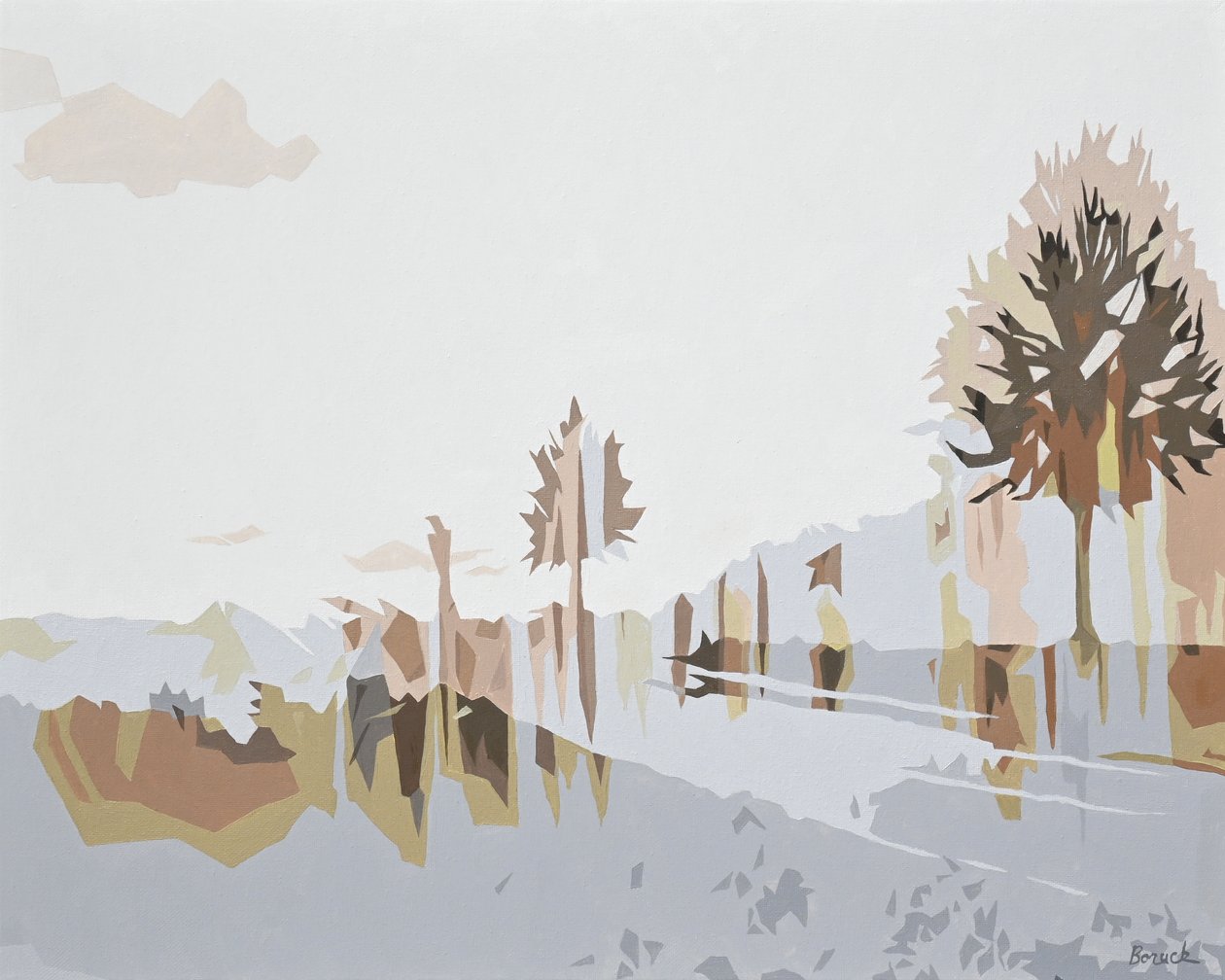 Mellow, 2024 (olio su tela) da Holly Boruck