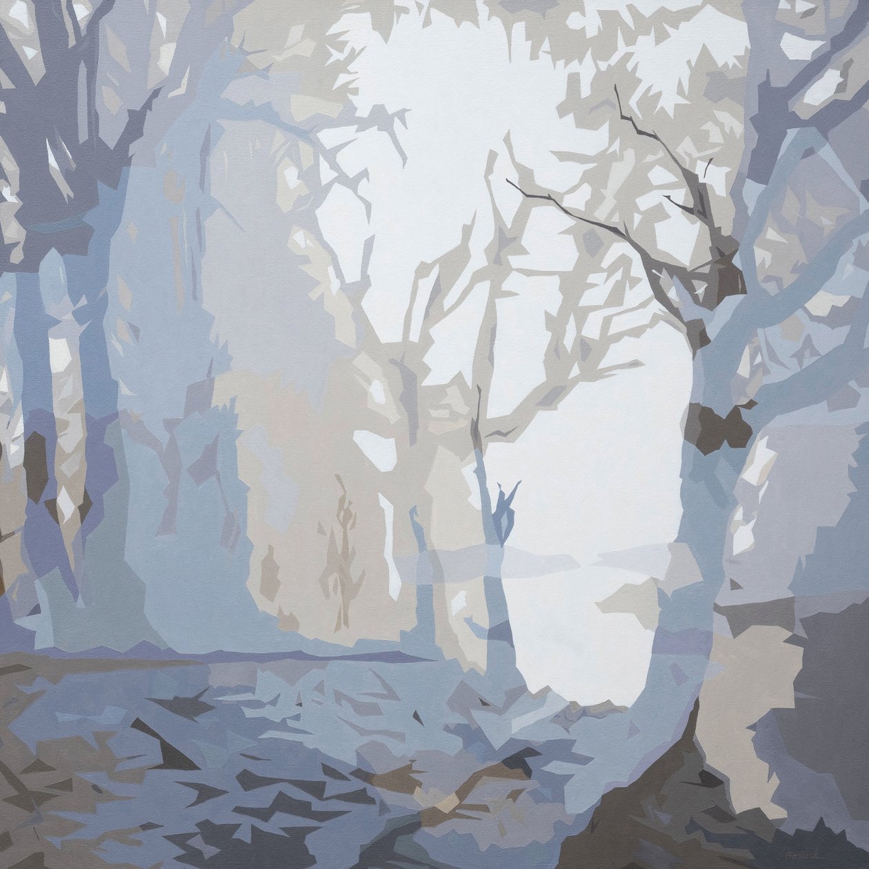 Mormorii, 2024 (olio su tela) da Holly Boruck