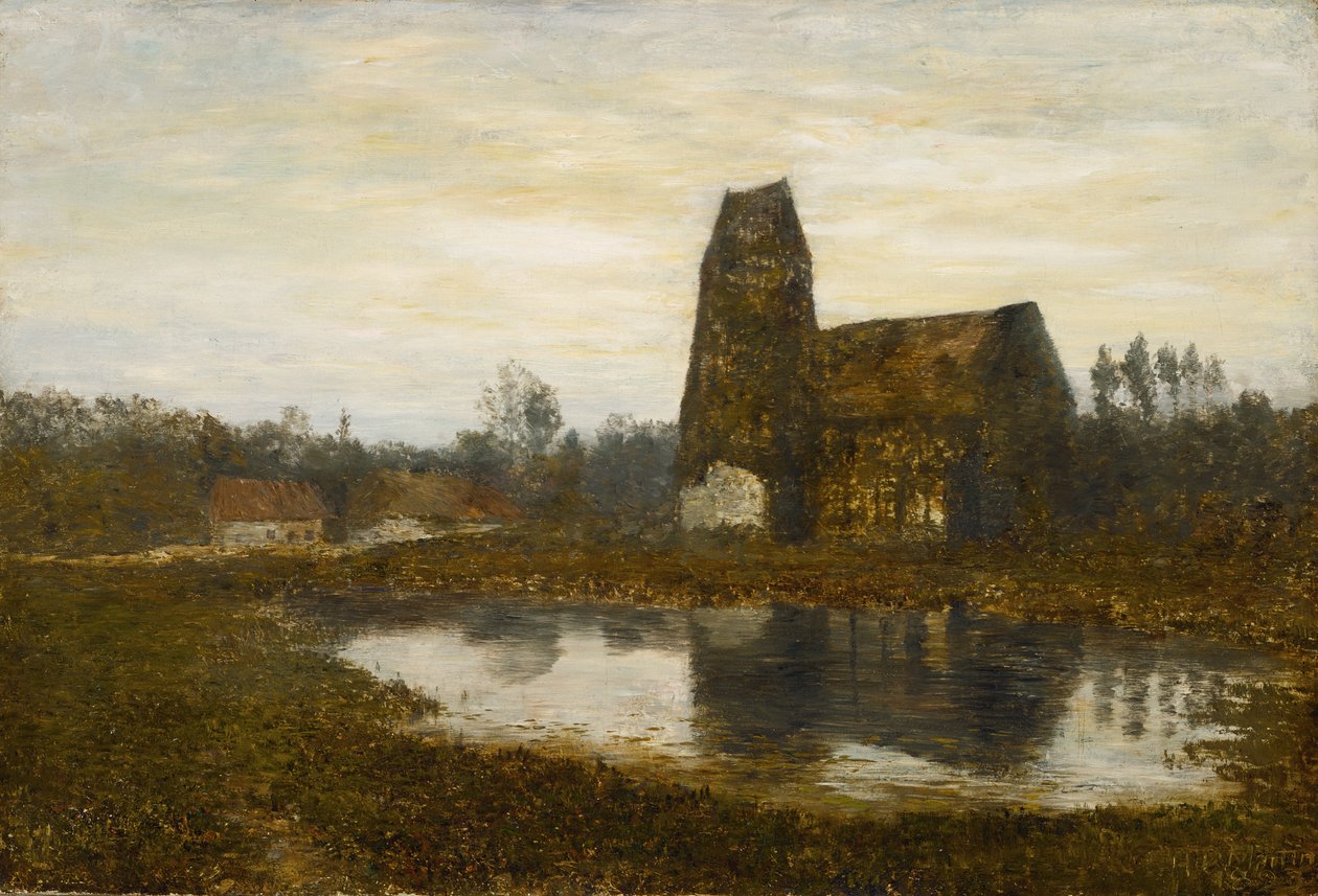 Chiesa di Criqueboeuf, Normandia da Homer Dodge Martin