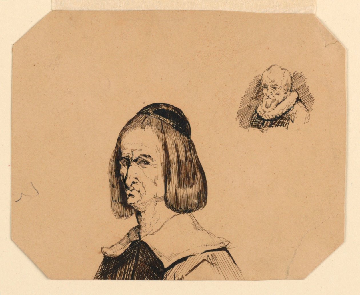 Teste di Due Uomini, nello Stile di Frans Hals da Homer Dodge Martin