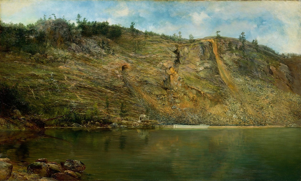 La miniera di ferro, Port Henry, New York da Homer Dodge Martin