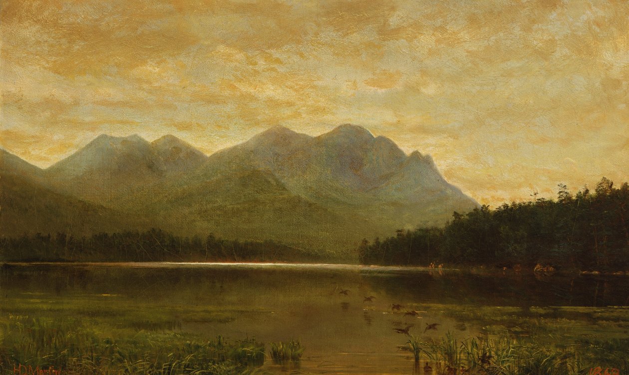 Lago Ausable superiore da Homer Dodge Martin