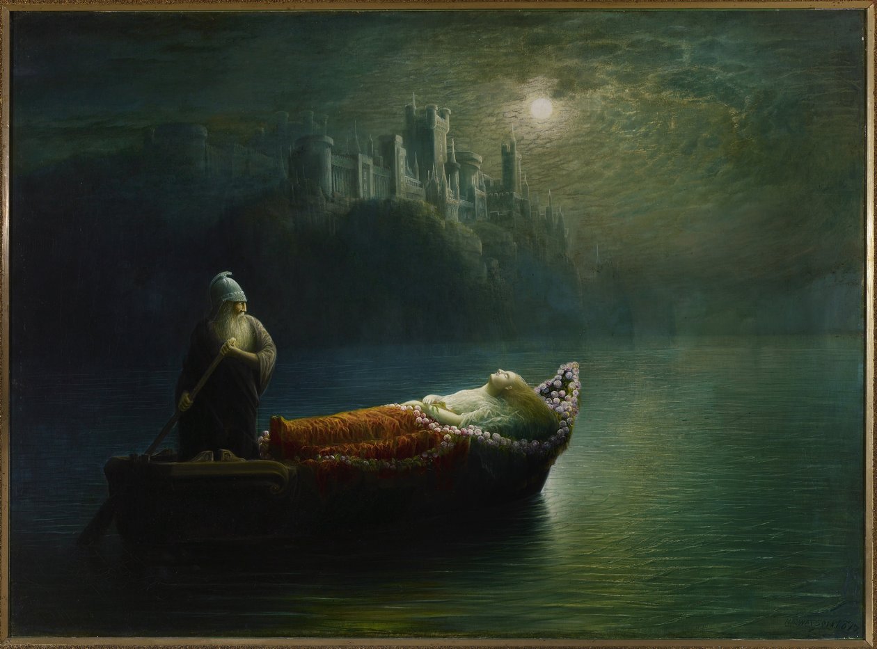 La morte di Elaine da Homer Watson