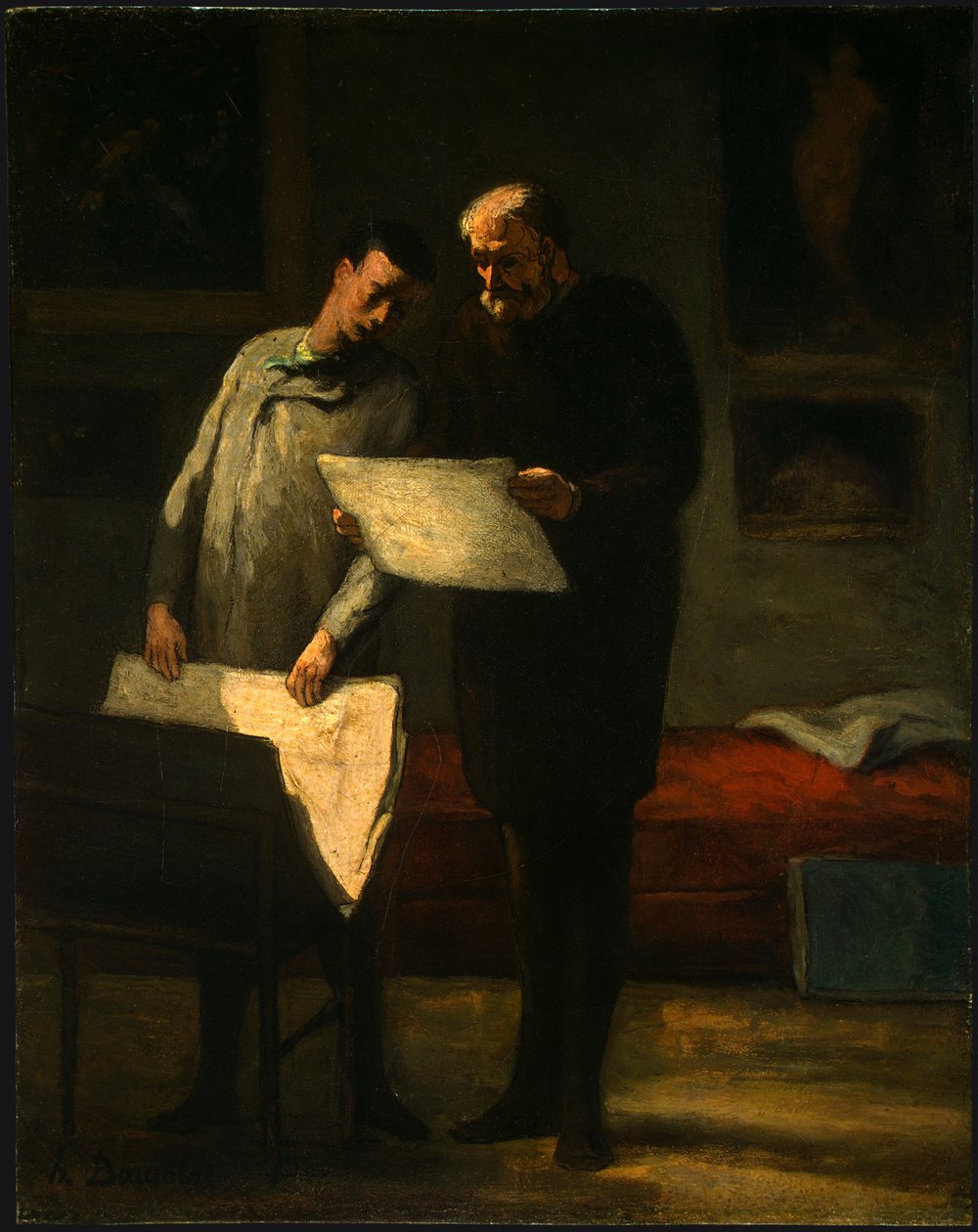 Consiglio a un giovane artista da Honoré Daumier