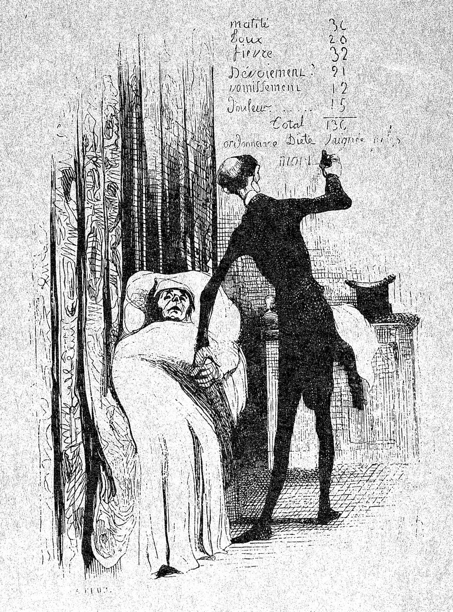Fare i conti da Honoré Daumier