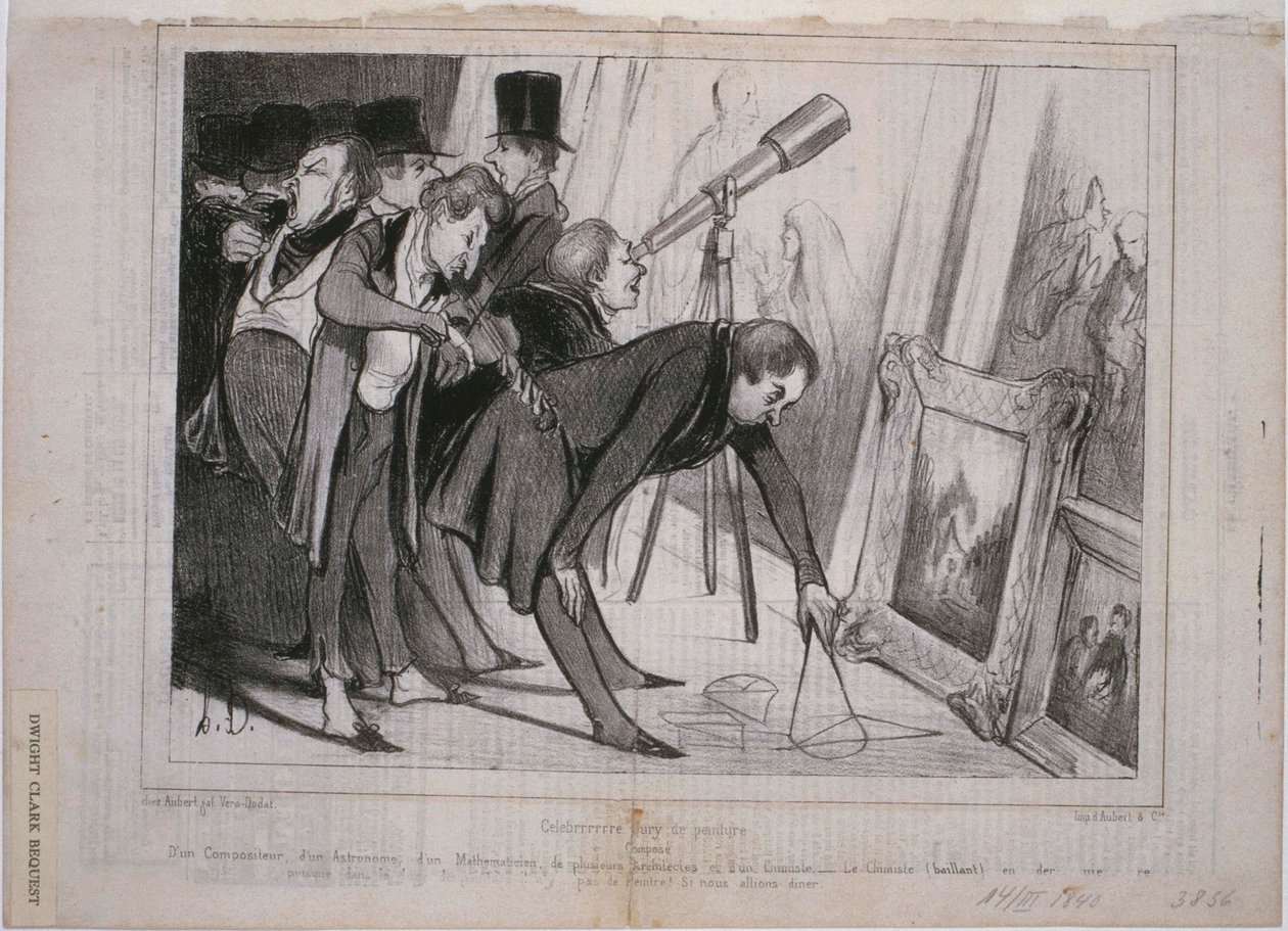 Celebre giuria di pittura da Honoré Daumier
