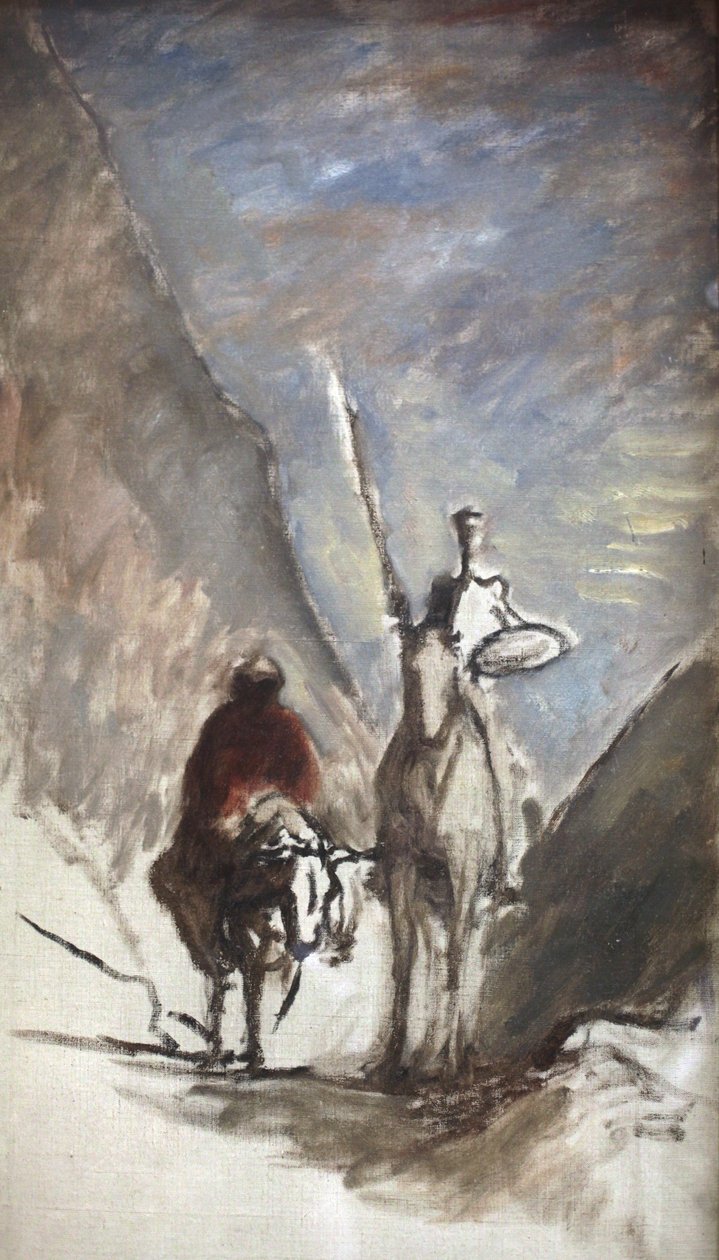 Don Chisciotte e il mulo morto da Honoré Daumier