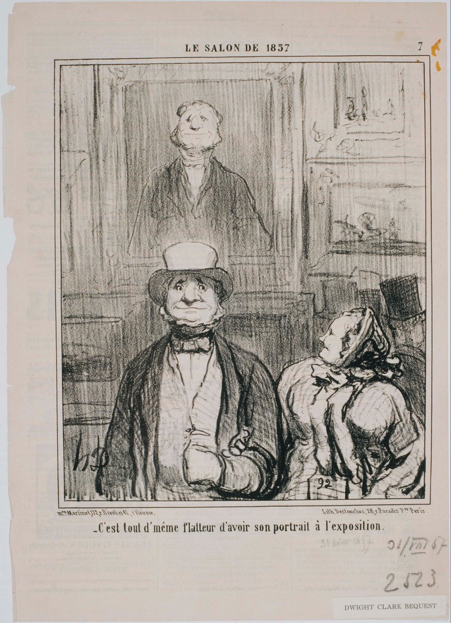 Il Salone del 1857 - Come, è in questa cantina che... da Honoré Daumier
