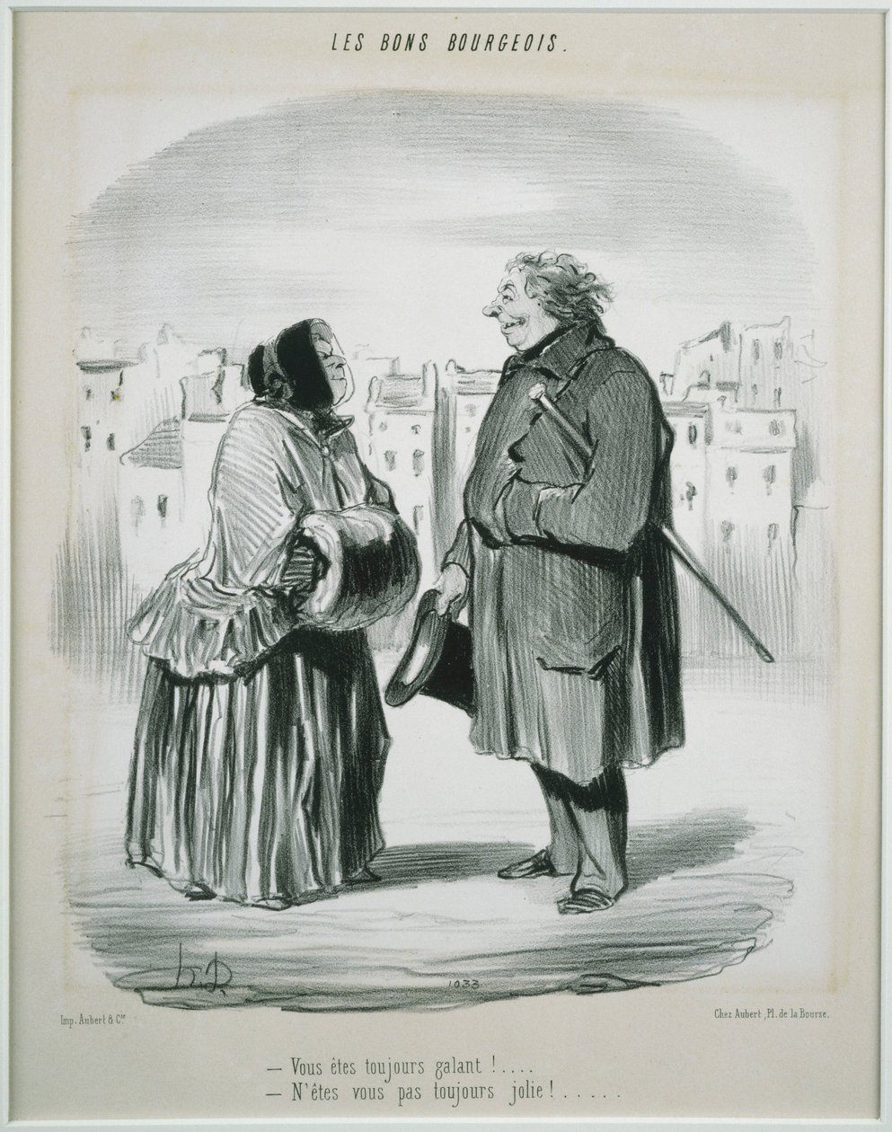 I buoni borghesi - Sei sempre galante! da Honoré Daumier