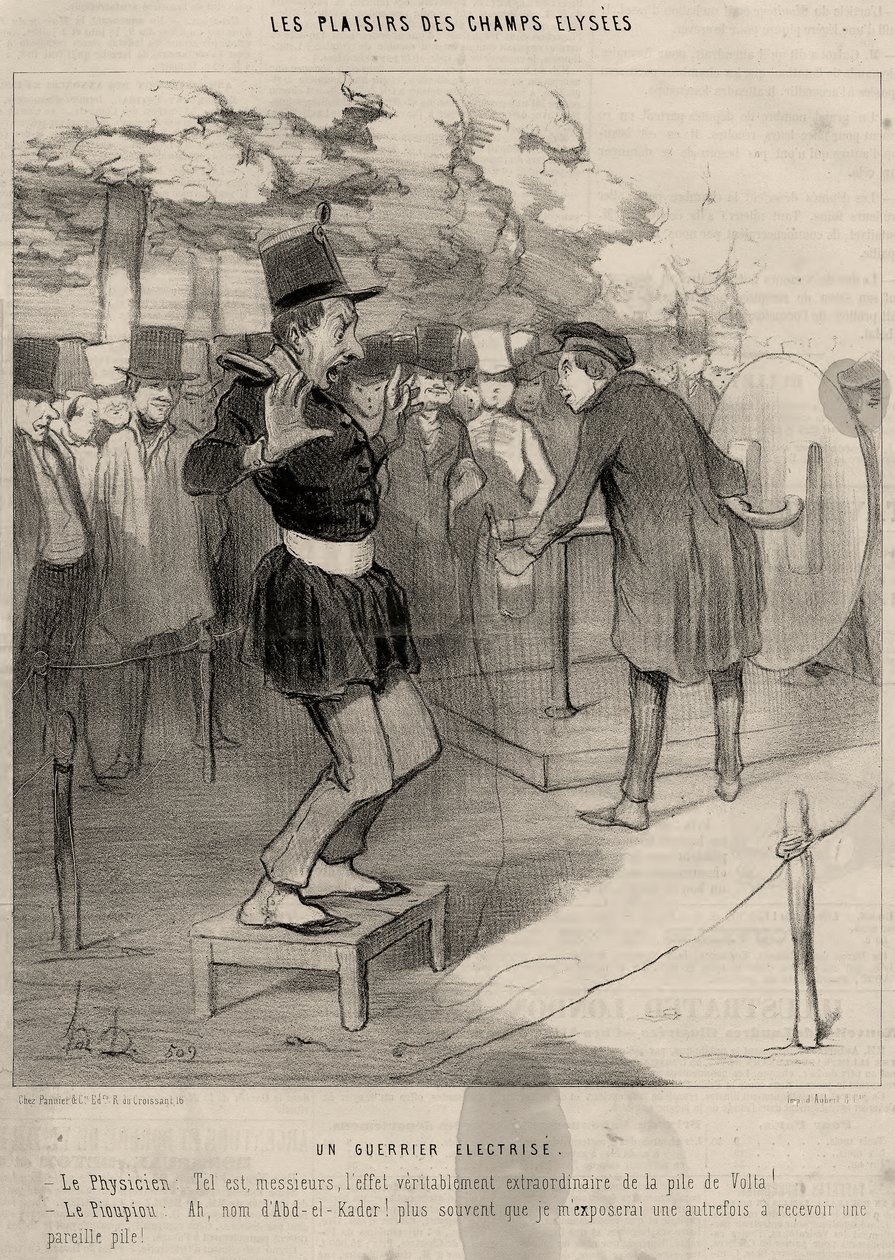 Piaceri degli Champs Elysées da Honoré Daumier