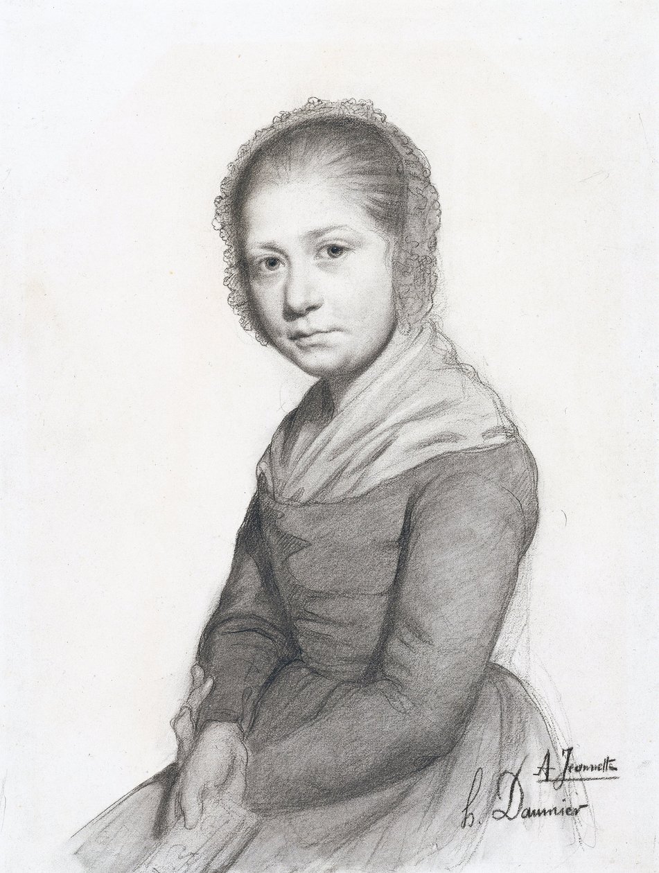 Ritratto di una Ragazza (Jeannette), c. 1830 da Honoré Daumier