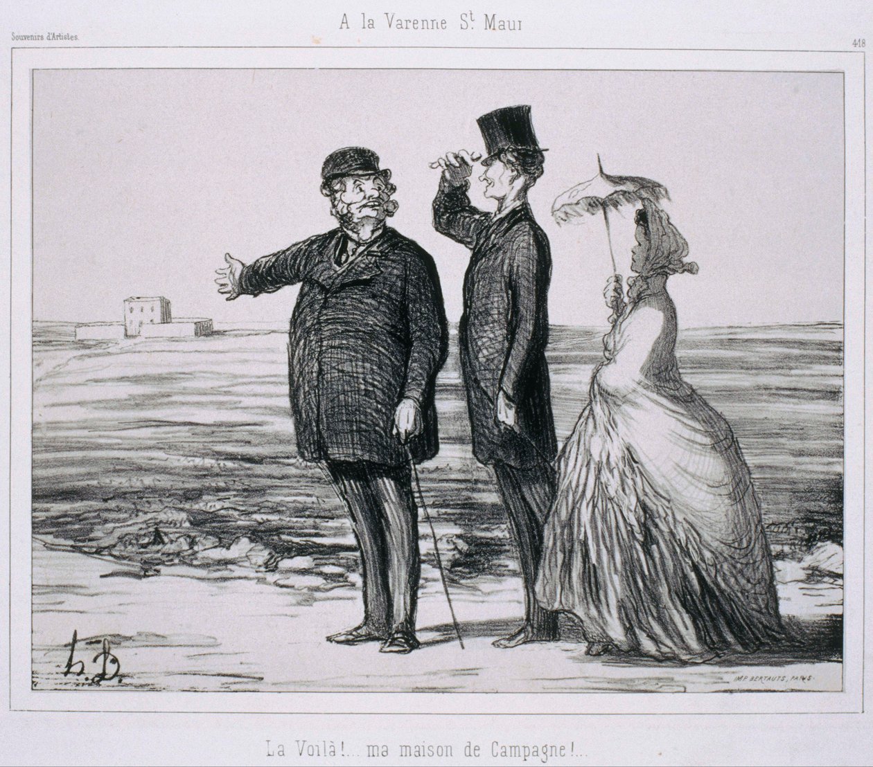 Ricordo di artisti - A La Varenne-Saint-Maur da Honoré Daumier