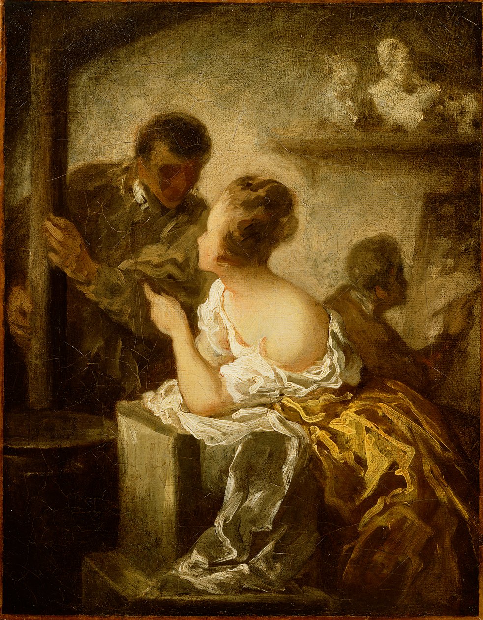 Lo Studio, c.1870 da Honoré Daumier